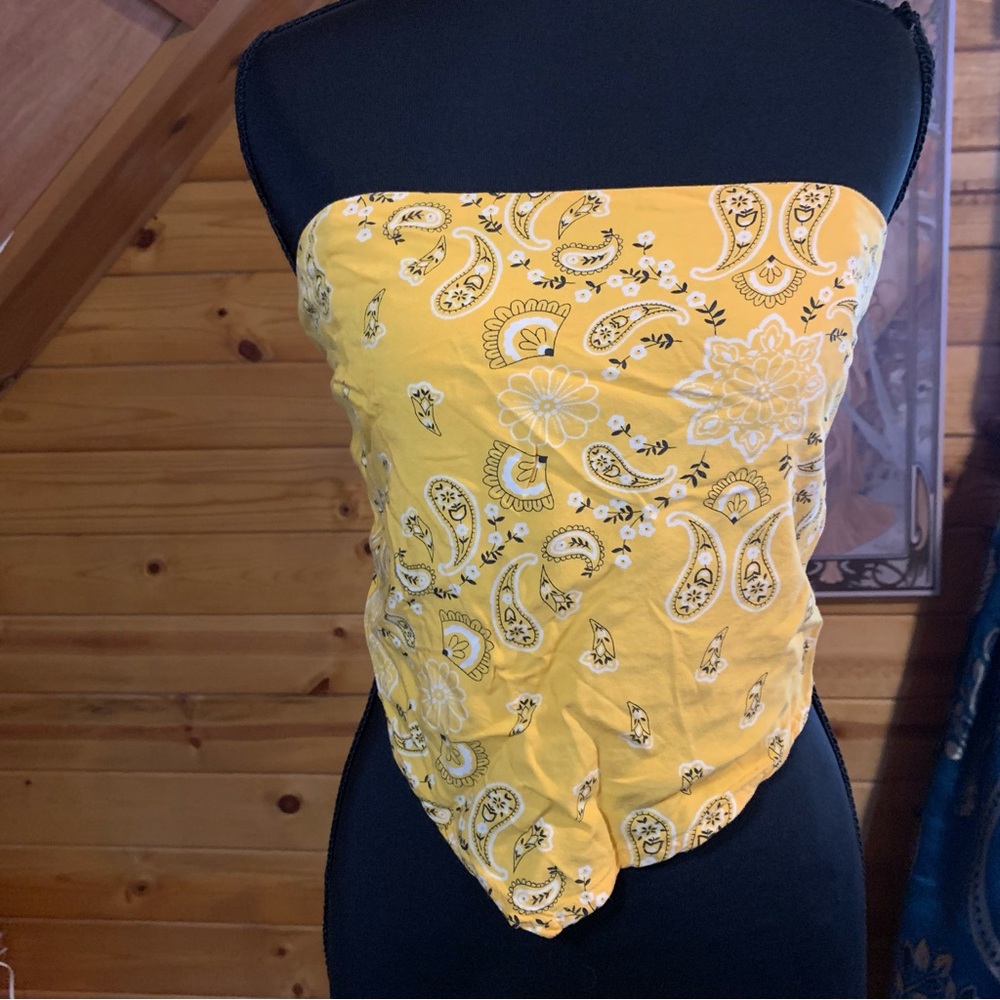 Vintage HOLLISTER bandana festival top